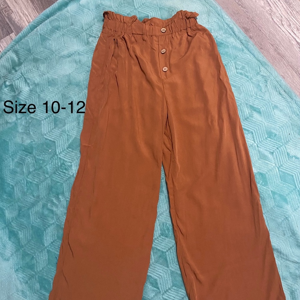 Girls paper bag pants